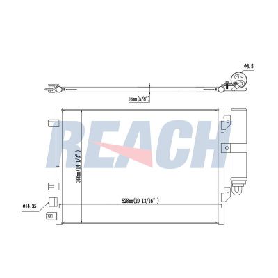 Klima Radyatörü  Renault Clio II / (Makyajlı)(B/CB0)(06.2001->)  MAHER 18914