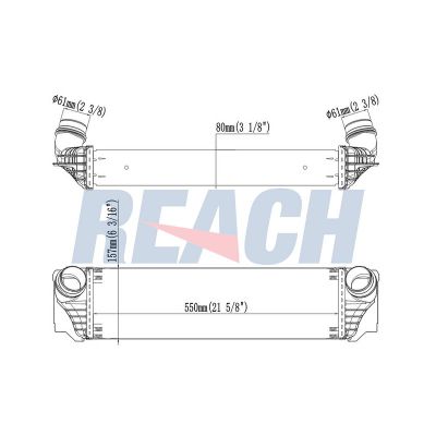 Turbo Radyatörü  BMW 7 Serisi (F01/F02/F04)(01.2009->)  ORİS 2021-4835A