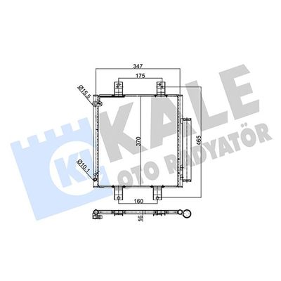 Klima Radyatörü  KALE 354045