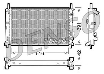 Su Radyatörü  DENSO DRM10071  DRM10071 6899901 93BBAD 97BBAA