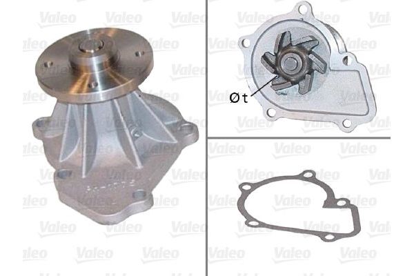 Devirdaim Su Pompası  Nissan Pickup (D22)(02.1998->)  VALEO 506836