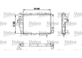 Su Radyatörü  VALEO 883282  6001000460 7701349387
