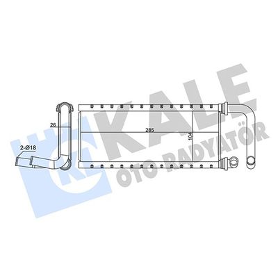 Kalorifer Radyatörü  KALE 358675