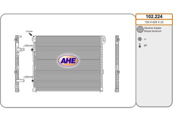 Su Radyatörü  VEKA 16-1915B  2N0121212B