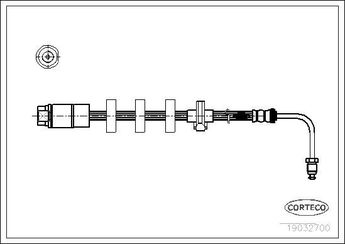 Fren Hortumu Arka Sağ veya Sol PSA ORJINAL 480689  480689