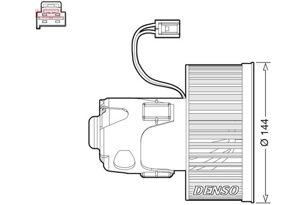 Kalorifer Motoru  DENSO DEA05008