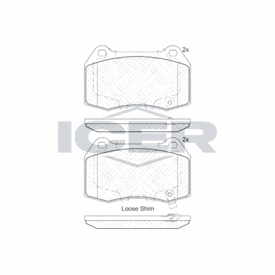 Fren Disk Balata Ön Nissan 350 Z (Z33)(07.2003->)  OTOZONE FDO9137-R