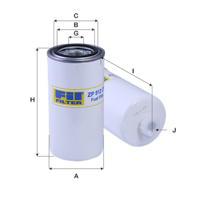 Yakıt Filtresi  FIL FILTRE ZP 512 CF