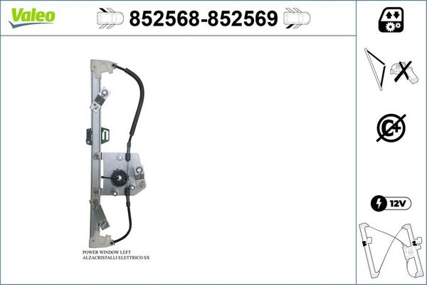 Cam Krikosu Arka Sol VALEO 852568