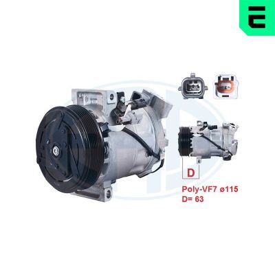Klima Kompresörü  Renault Captur (2013->)  ERA 670174