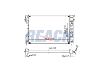 Su Radyatörü  ORİS CRN606038  6302007 1300165 52463045 52463046 52464745 6302165