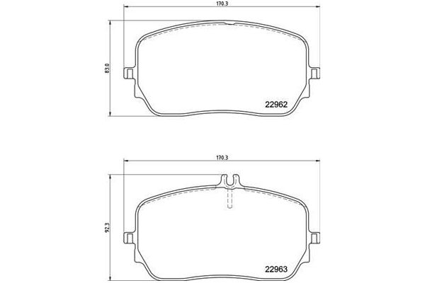Fren Disk Balata Ön Mercedes GLE -Serisi (BM167)(10.2018->)  BREMBO P 50 149