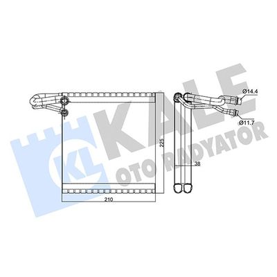 Klima Radyatörü  KALE 352240