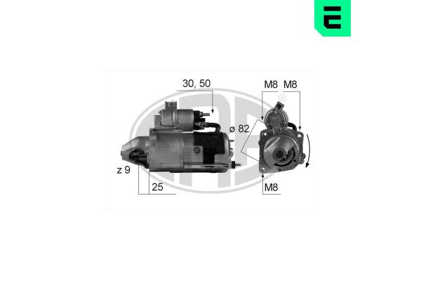 Marş Dinamosu  Fiat Ducato Minibüs, Lüks (03.1994->)  ERA 220158A