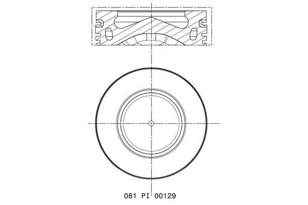 Piston (78.00MM-STD)  NÜRAL 8770278STD000G