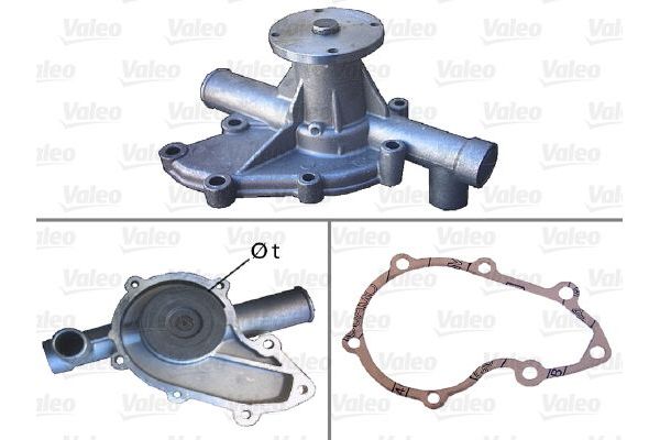 Devirdaim Su Pompası  BMW 5 Serisi Sedan (E12)(1974->)  VALEO 506069