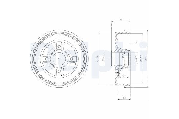 Kampana Arka Sağ veya Sol DELPHI BF480