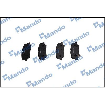 Fren Disk Balata Arka Hyundai H350 P.Van (05.2015->)  MANDO MPH69