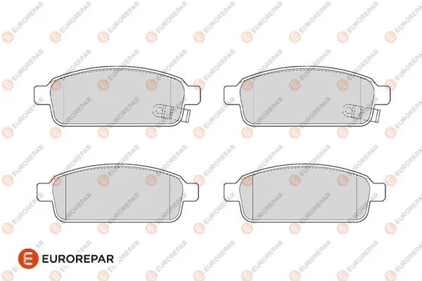 Fren Disk Balata Arka Chevrolet Cruze (2009->)  EUROREPAR 1686264080