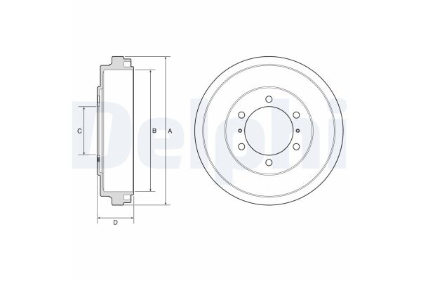 Kampana Arka Sağ veya Sol DELPHI BF631