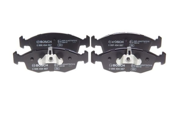 Fren Disk Balata Ön Fiat Panda (319)(2022->)  BOSCH 0 986 494 687