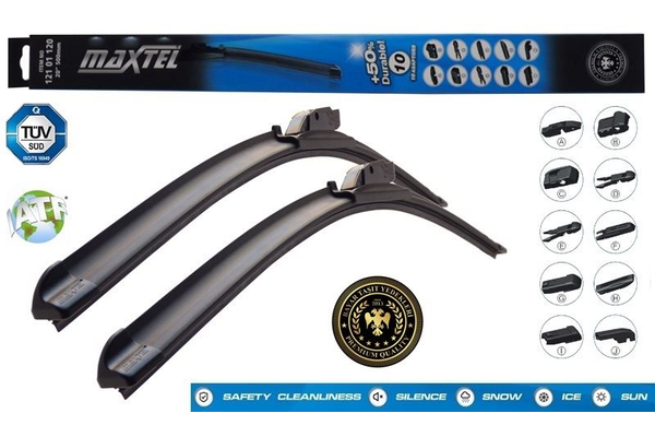 Silecek Süpürgesi Ön Muz Tip 500 mm - 20 inç MAXTEL 12101120