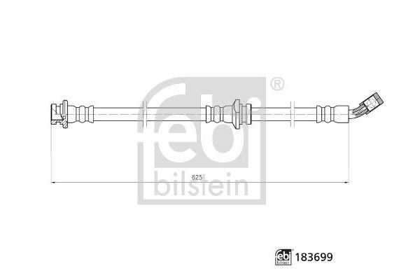 Fren Hortumu Ön Sağ Nissan X-Trail (T32)(04.2014->)  OSSCA BRSFH12013