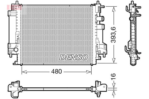 Su Radyatörü  DENSO DRM23117