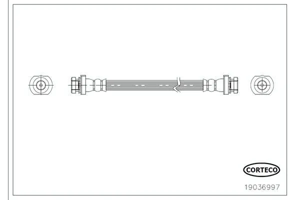 Fren Hortumu Arka Sağ veya Sol Renault Koleos (03.2008->)  AXAM 02-17-07-0424