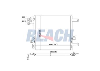 Klima Radyatörü  BOSCH 1 986 AD2 327  55056631AA 55056635AA K55056635AA