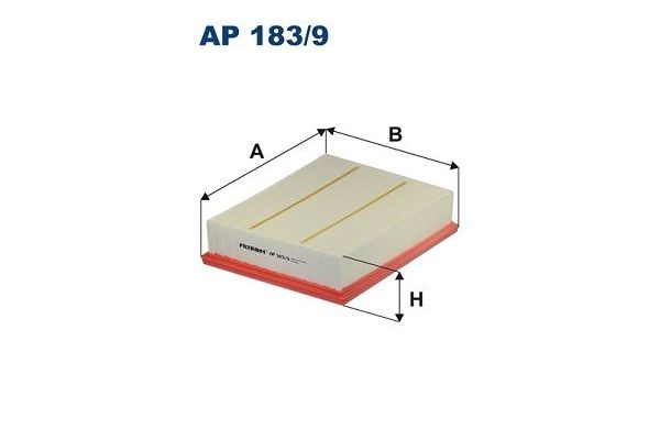 Hava Filtresi  Volkswagen Polo V (6C1)(01.2014->2017)  FILTRON AP 183/9