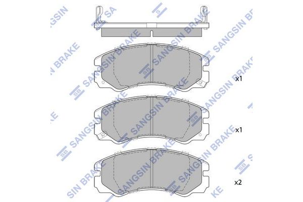 Fren Disk Balata Ön SANGSIN SP1267