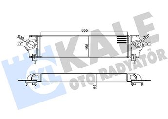 Turbo Radyatörü  BSG 63-535-005  14461JD50A 14461BB30A 14461-BB30A 14461-JD50A 14461JD50B 14461-JD50B