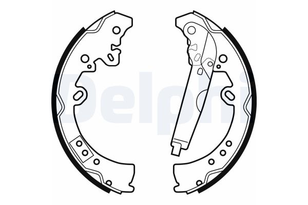 Fren Pabuçlu Balata Arka DELPHI LS2039