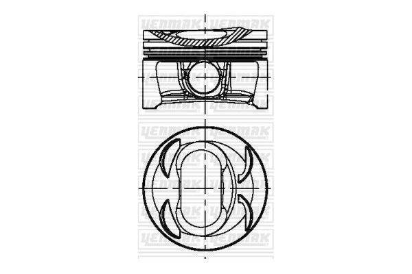 Piston (76.51MM-STD)  YENMAK 31-04297-000
