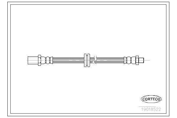 Fren Hortumu Ön Sağ veya Sol OSSCA 00411