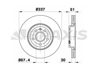 Fren Disk Ayna Ön Sağ ve Sol BRAXIS AD0316  569081 13579153