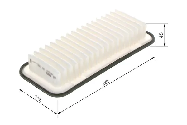 Hava Filtresi  Toyota Yaris (KSP9/SCP9/NLP9)(2009->)  BOSCH 1 457 433 971