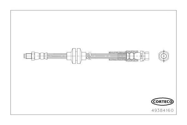 Fren Hortumu Arka Sağ veya Sol CAVO C901 686A