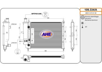 Su Radyatörü  MADE IN TAIWAN 52310D7600  46534995 K46534995