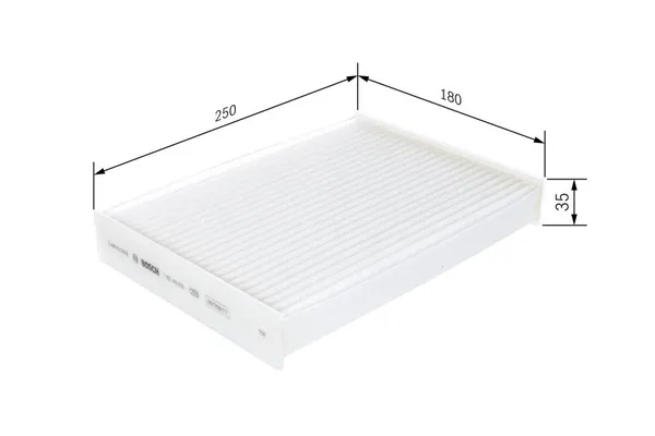 Polen Filtresi  Dacia Dokker (11.2012->)  BOSCH 1 987 435 010