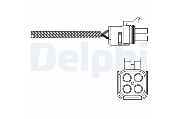 Oksijen (Lambda) Sensörü  Renault Safrane (B54)(09.1996->)  DELPHI ES20273-12B1