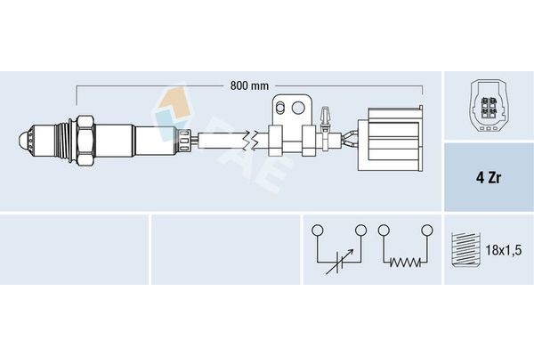 Oksijen (Lambda) Sensörü  FAE 77315