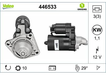 Marş Dinamosu  VALEO 446533  98AB11000CC 98AB11000CB 1011330 1064000 1088650 1116389 96FB11000LC 96FB-11000-LC 96FB11000LD 96FB-11000-LD 98AB-11000-CB 98AB-11000-CC 98AB11000CD 98AB-11000-CD 1E0518400 1E05-18-400 1E0618400 1E06-18-400 31285782
