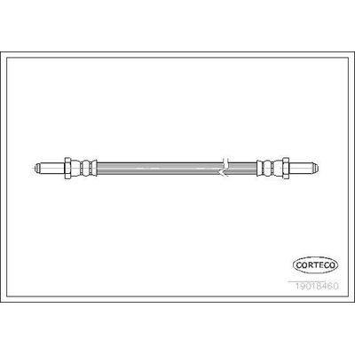 Fren Hortumu Ön Sağ veya Sol MGA 51835