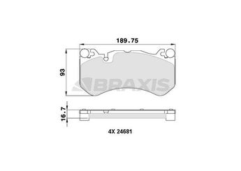 Fren Disk Balata Ön BRAXIS AA0356  A0054206620 4F0698151H 4203500 0004203500 44207620 0044207620 44208920 0044208920 44209520 0044209520 54201120 0054201120 54203320 0054203320 54206620 0054206620 54208920 0054208920 64202920 0064202920 64205420 0064205420 64206720 0064206720 64207720 0064207720 64208720 0064208720 74202720 0074202720 74203920 0074203920 74205920 0074205920 74207620 0074207620 84202420 0084202420 A0004203500 A0044207620 A0044208920 A0044209520 A0054201120 A0054203320 A0054208920 A0064202920 A0064205420 A0064206720 A0064207720 A0064208720 A0074202720 A0074203920 A0074205920 A0074207620 A0084202420