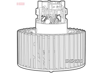 Kalorifer Motoru  DENSO DEA09049  DEA09049 46722574