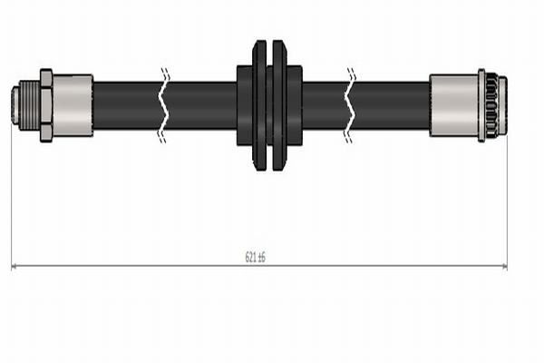 Fren Hortumu Arka Sağ veya Sol Renault Master III Kamyonet / Şasi (06.2010->)  CAVO C901 076A