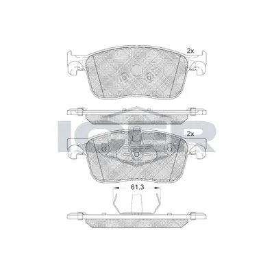 Fren Disk Balata Ön RECOVER 74369