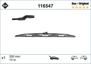 Silecek Süpürgesi Ön   FORD ORJINAL 4M51A17402CA  4M51A17402CA 1367866